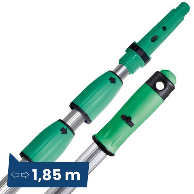 Perche télescopique laveur de vitres OptiLoc 3 éléments 1,85 m