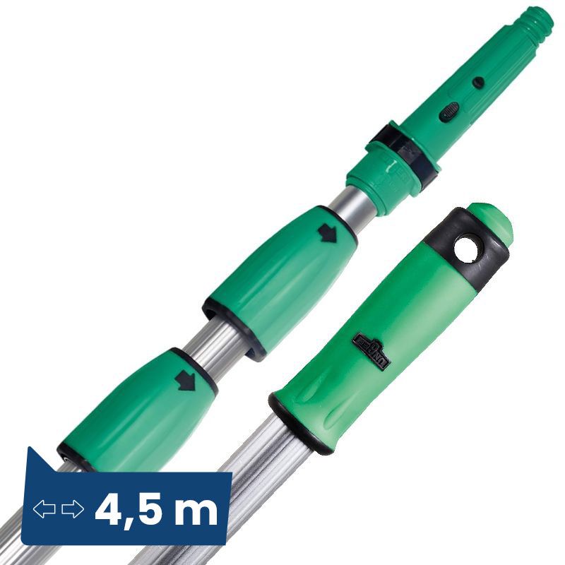 Perche télescopique laveur de vitres OptiLoc 3 éléments 4,5 m