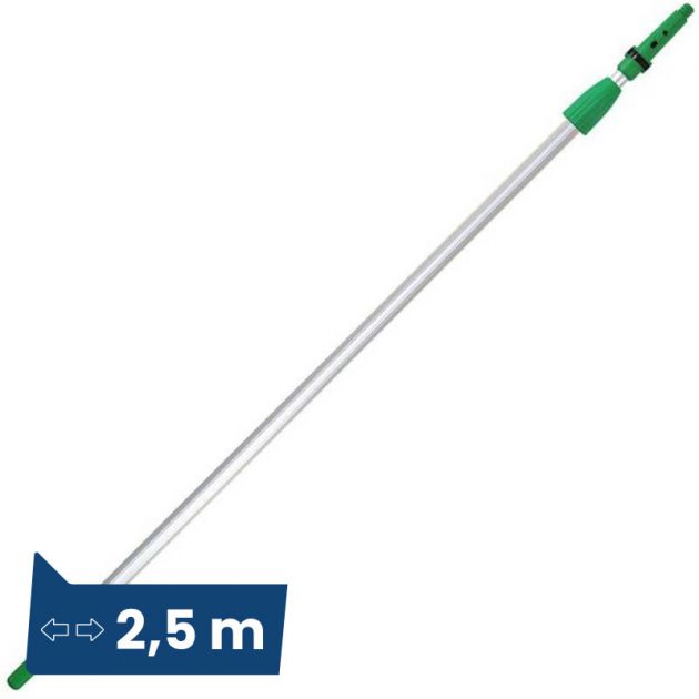 Perche télescopique laveur de vitres Teleplus 2 éléments 2,5m