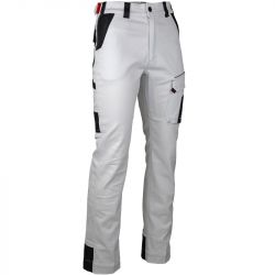 Pantalon stretch multipoche QUART BLANC