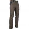 Pantalon stretch multipoche QUART MARRON