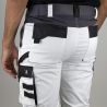 Pantalon bicolore multipoche BLANC ARRIERE