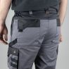 Pantalon bicolore multipoche GRIS ARRIERE