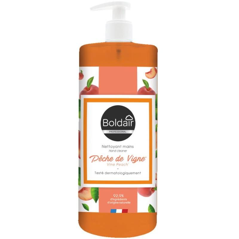 Boldair nettoyant mains 500ml pêche des vignes