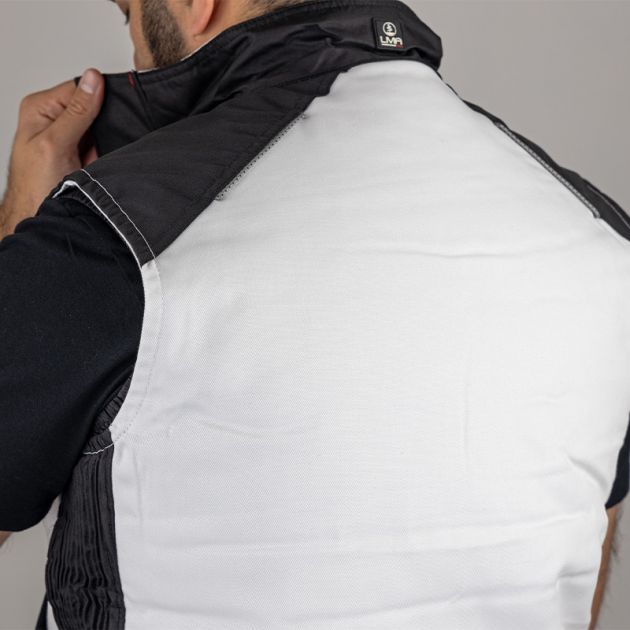Bodywarmer BLANC HAUT DOS