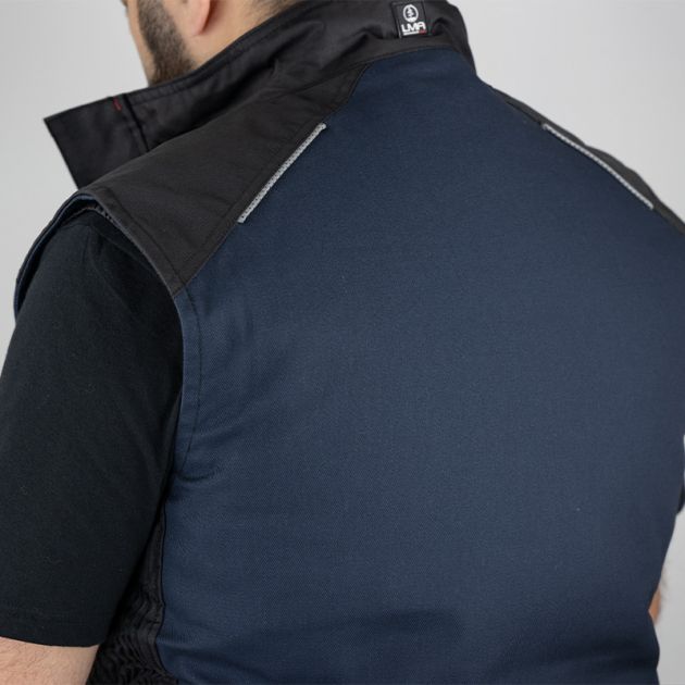 Bodywarmer BLEU HAUT DOS
