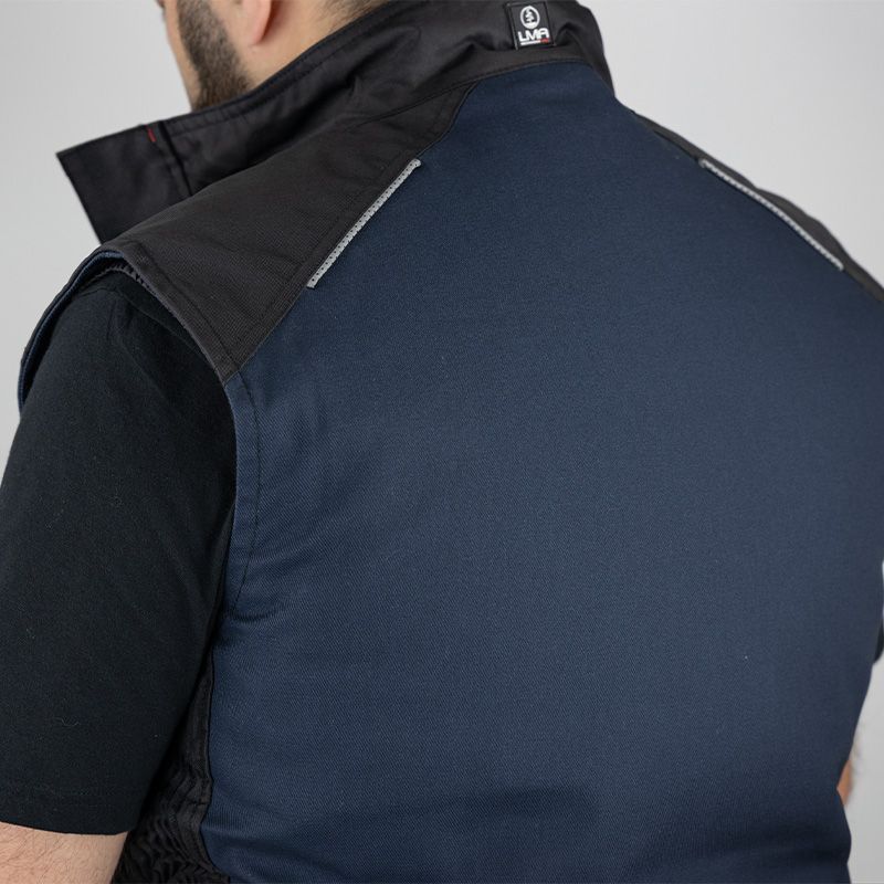 Bodywarmer BLEU HAUT DOS