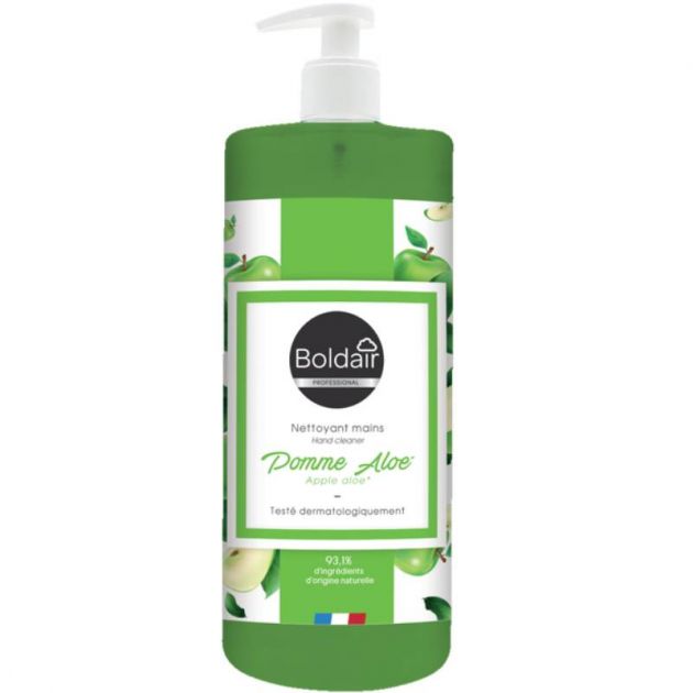 Boldair nettoyant mains 500ml pomme aloe vera