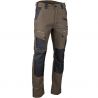 Pantalon stretch bicolore MARRON QUART