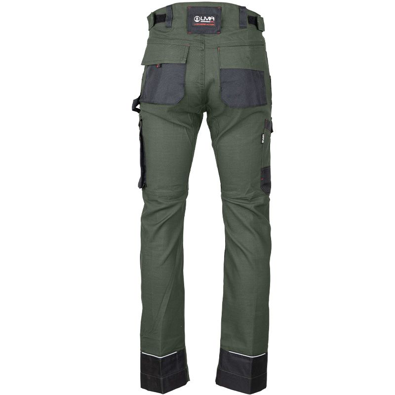 Pantalon stretch bicolore VERT ARRIERE