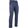 Pantalon stretch multipoche BLEU