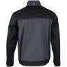 Veste zipée bicolore GRIS DOS