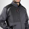 Veste zipée bicolore GRIS POCHE