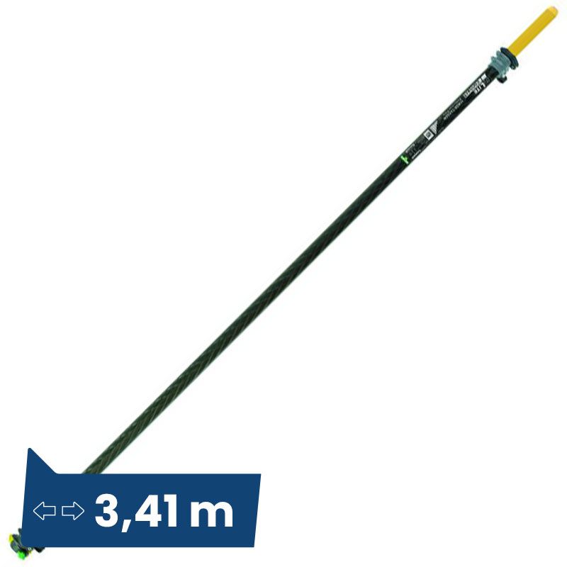 Rallonge perche télescopique avec alimentation eau HiMod Carbon nlite Connect 3m41
