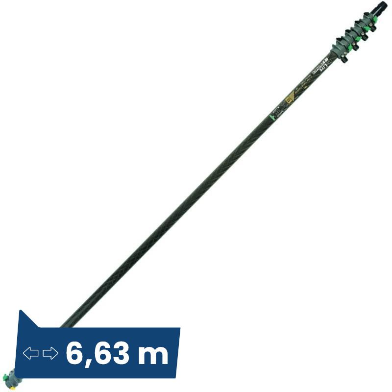 Perche télescopique vitres Ultra HiMod Carbon nlite Connect 6m63