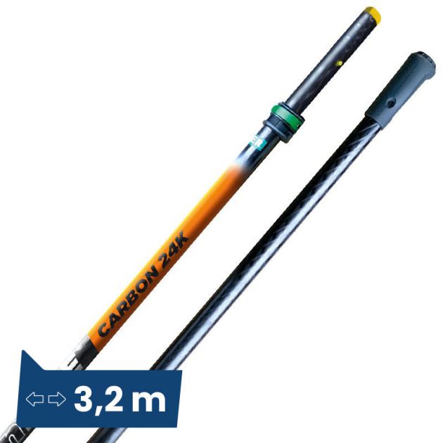 Rallonge perche télescopique nLITE Carbon 24K 3m2
