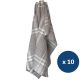 Torchons essuie-verres pur coton 50 x 70  cm - lot de 10