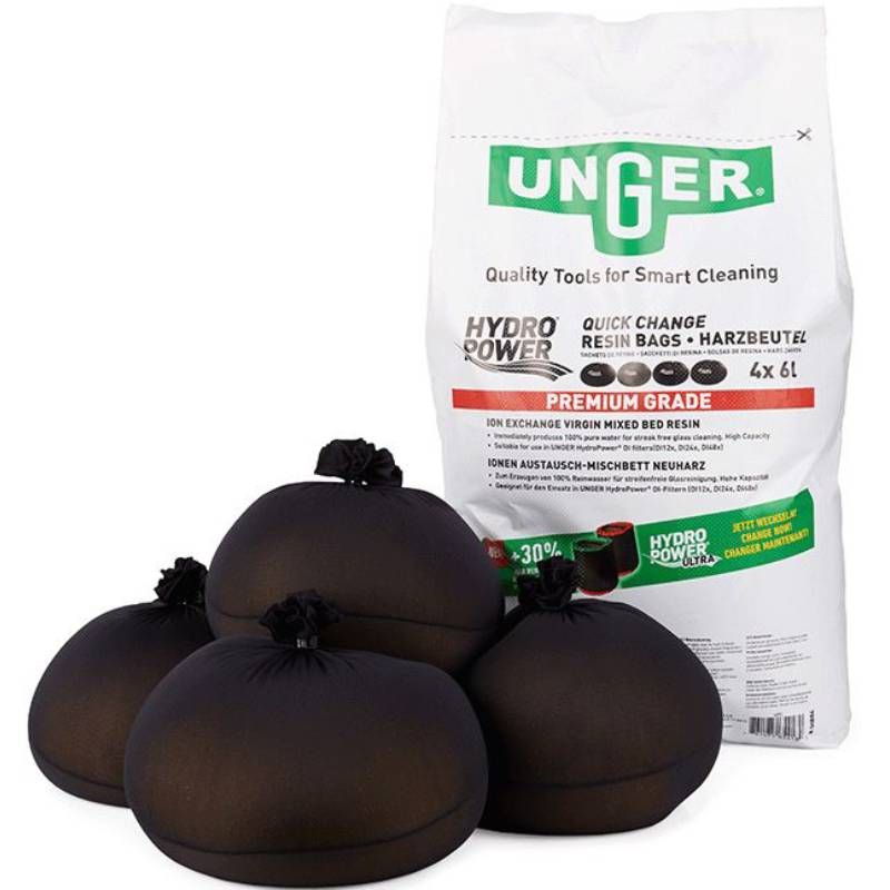 HydroPower DI, 4 Sachets de résine QuickChange 6l (24l) dans un sac