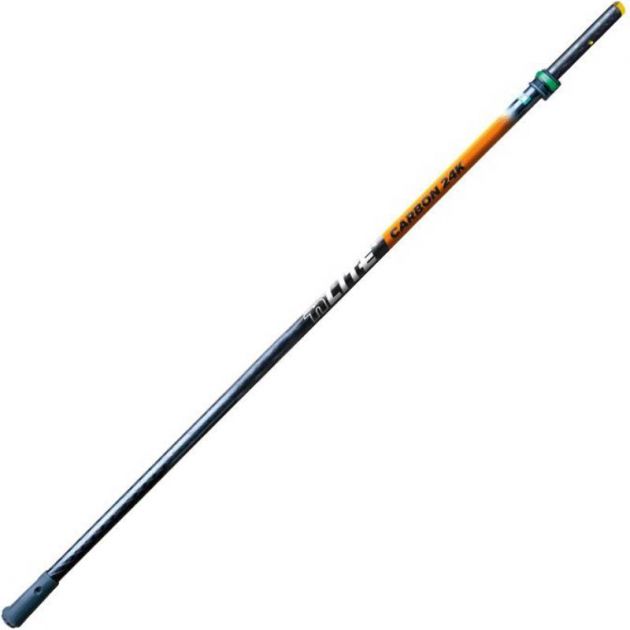 Perche télescopique nLITE Carbon 24K, 4 élements, 6,00m
