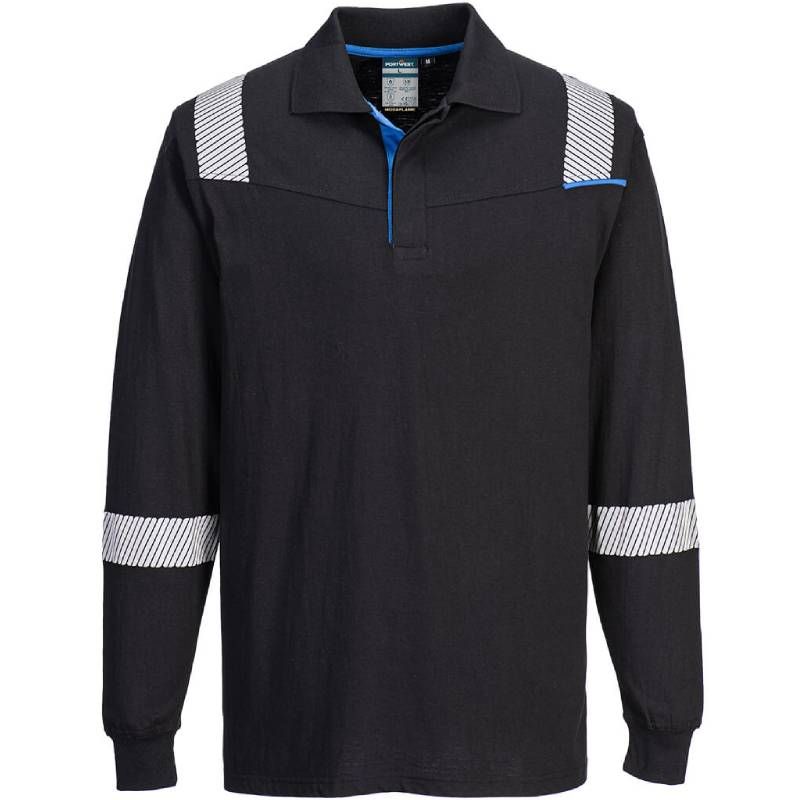 Polo à manches longues résistant aux flammes WX3