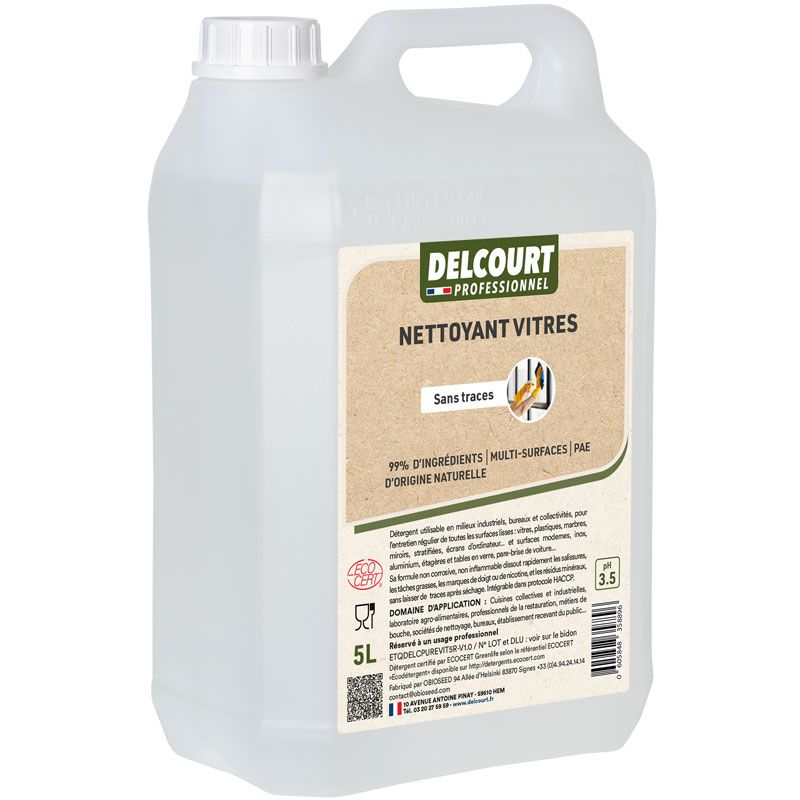 Nettoyant vitres et surfaces écologique 5l profil