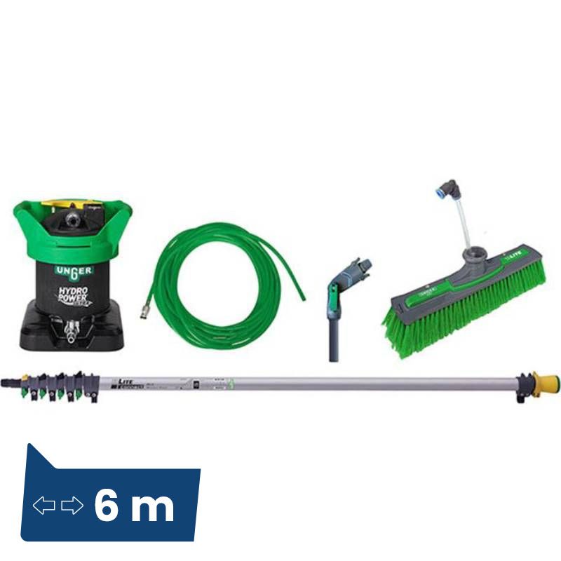 Lave vitres eau pure HydroPower alu 6m