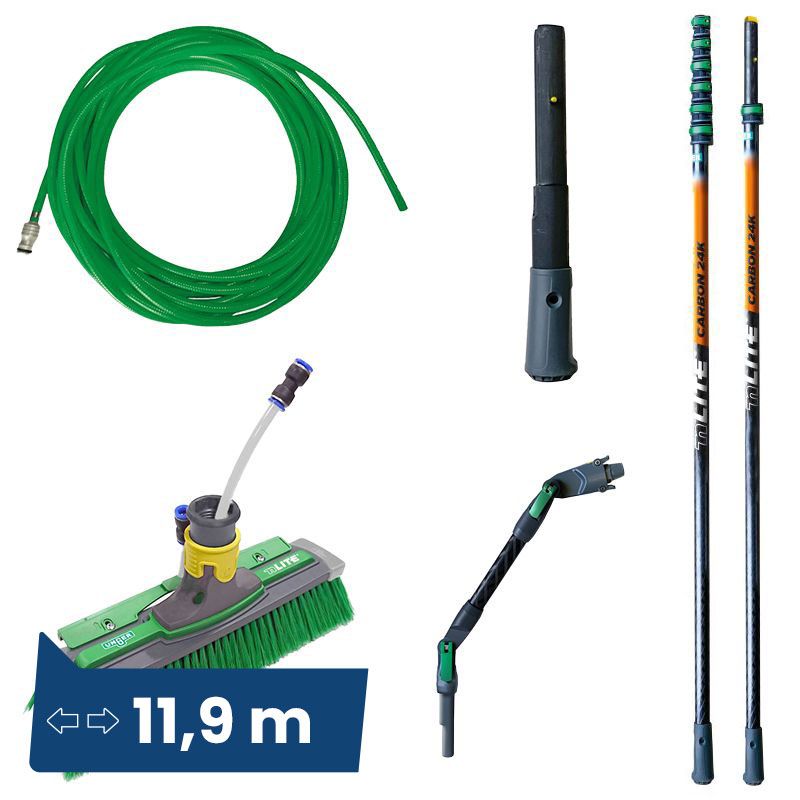Kit lave vitres 11,9m nLITE Carbon 24K