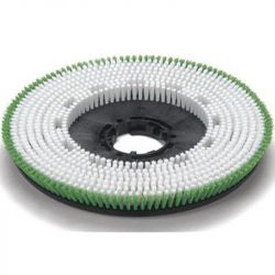 Brosse de lavage verte polypropylène Ø550mm