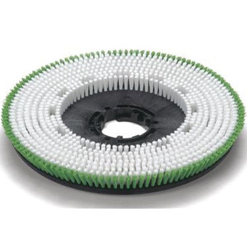 Brosse de lavage verte polypropylène Ø550mm