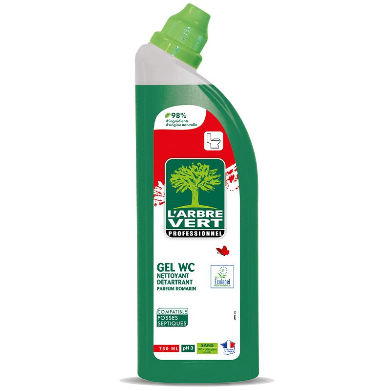 Gel WC détartrant écologique 750 ml