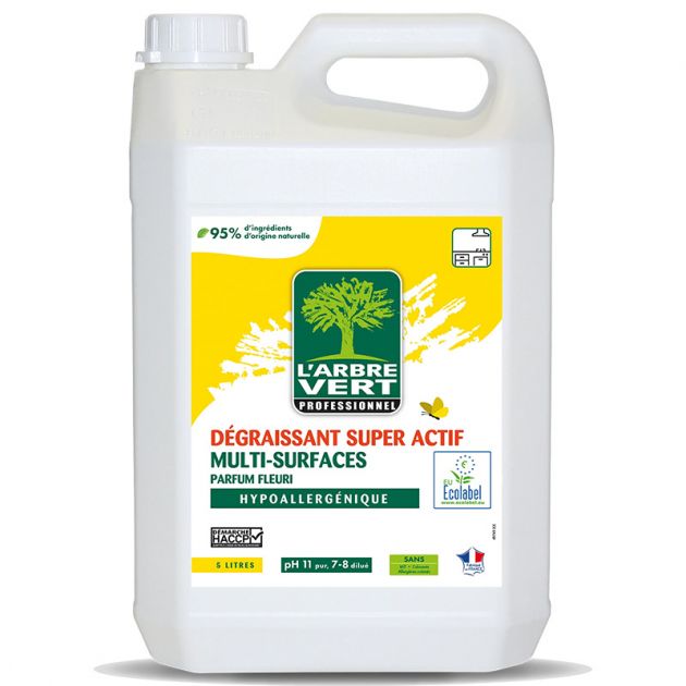 Dégraissant multi-surfaces super actifl'arbre vert 5L