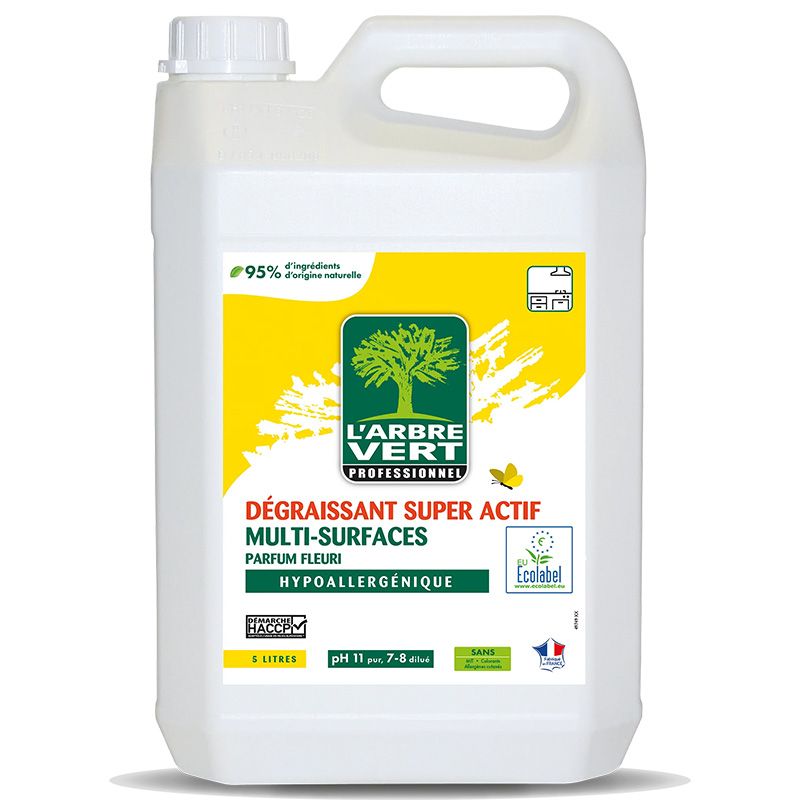 Dégraissant multi-surfaces super actifl'arbre vert 5L