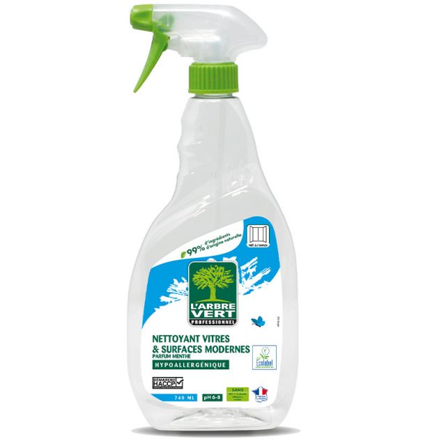 Nettoyant écologique vitres et surfaces L'Arbre Vert 740ml
