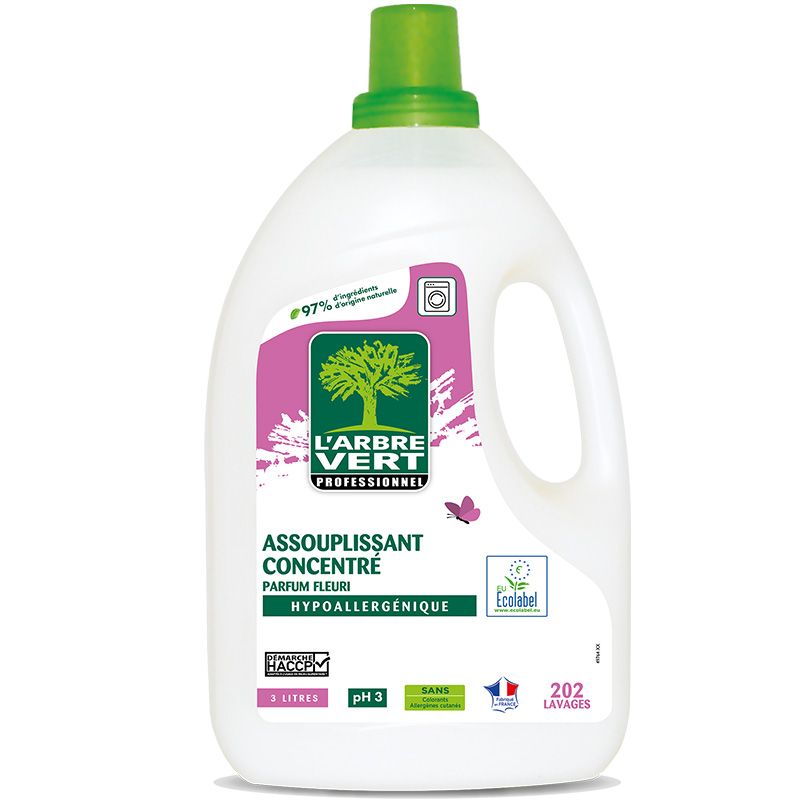 Assouplissant textile Ecologique bidon de 3 L - L'Arbre Vert