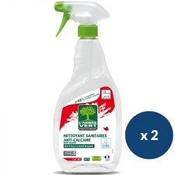 Nettoyant sanitaires anti-calcaire 740 ml L'Arbre Vert - lot de 2