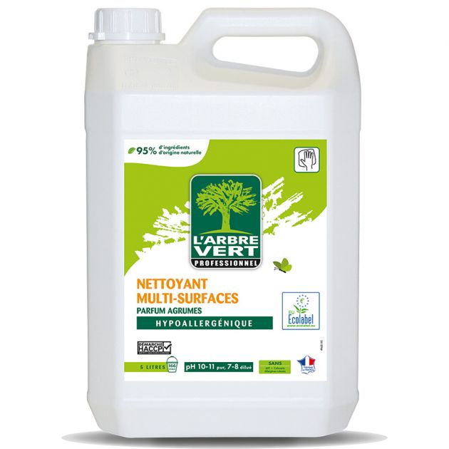 Nettoyant écologique multi-surfaces Agrumes 5 L