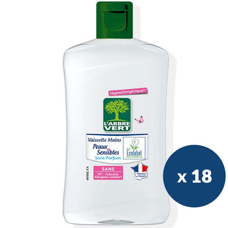 Liquide vaisselle mains 18 petits flacons 100 ml Liquide vaisselle mains 18 petits flacons 100 ml