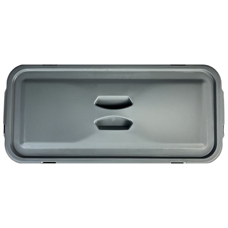 couvercle gris seau 25L face