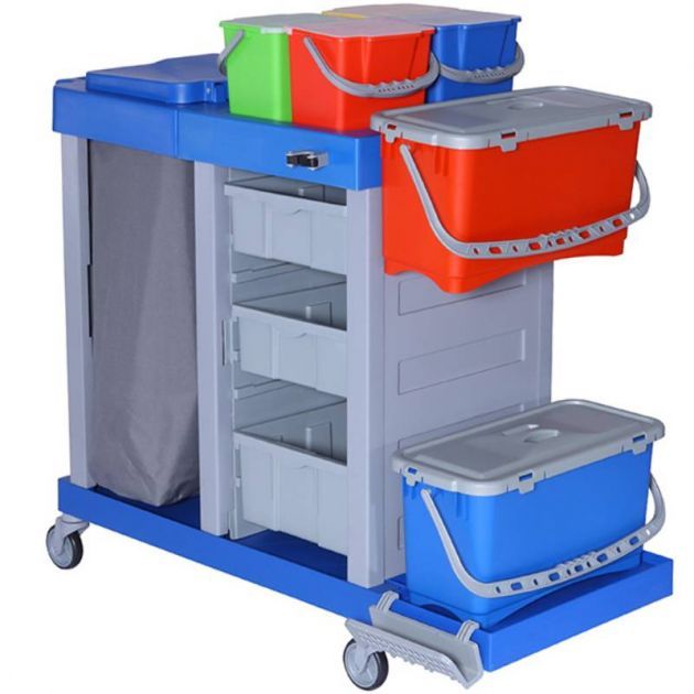 Couvercle pour seau 22 L en plastique gris