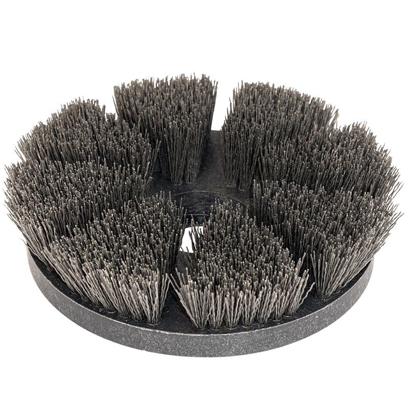 Brosse moyenne dure gris anthracite Lineo Compact