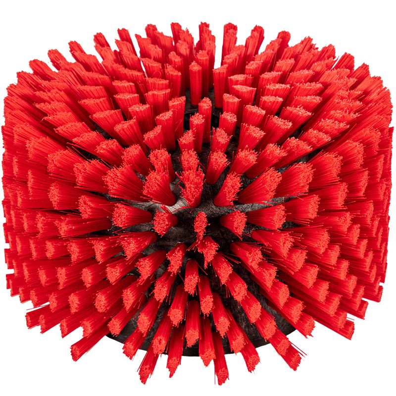 Brosse goulotte medium rouge Lineo Compact