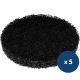 Pad monobrosse décapage noir x5