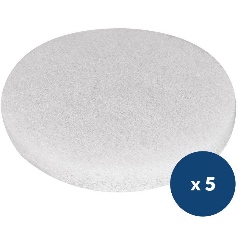Pad de polissage blanc Lineo Compact x5