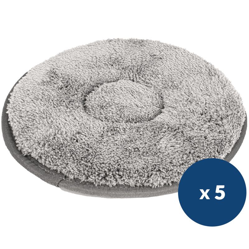 Pad microfibre gris Lineo Compact x5