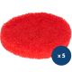Pad monobrosse lustrage rouge x5