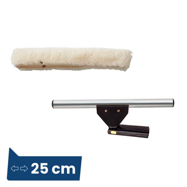 Mouilleur vitre articulé complet en plastique et aluminium 25cm