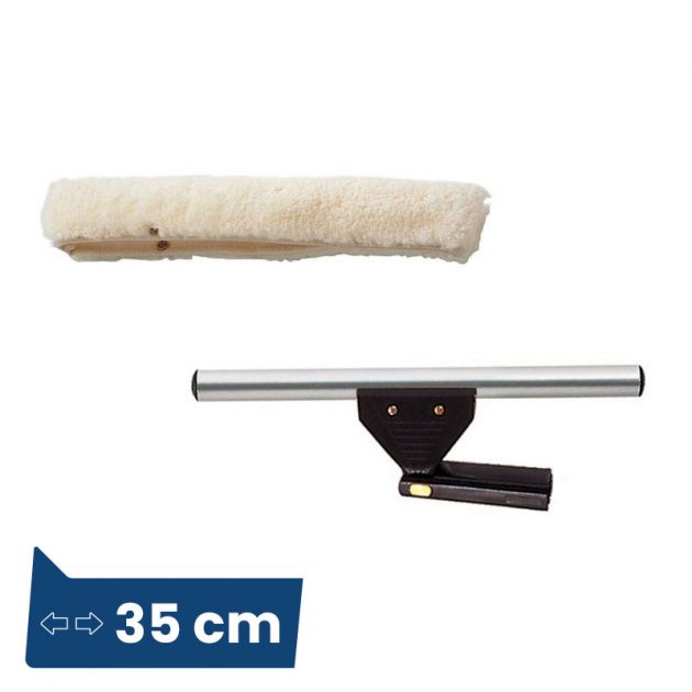 Mouilleur vitre articulé complet en plastique et aluminium 35cm