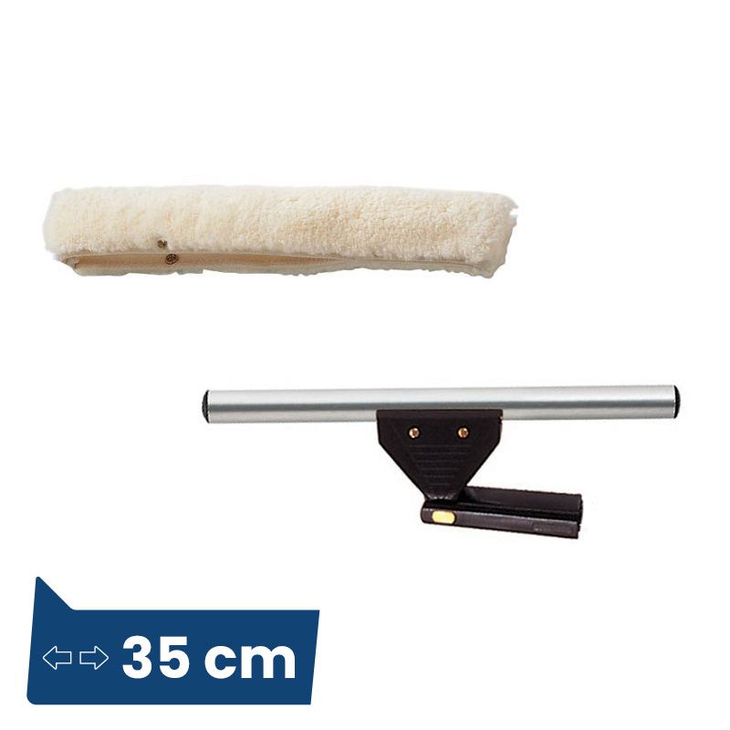 Mouilleur vitre articulé complet en plastique et aluminium 35cm