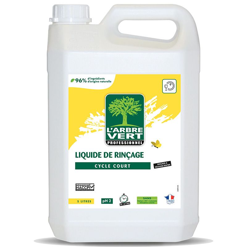 Liquide de rinçage cycle court - 5 Litres