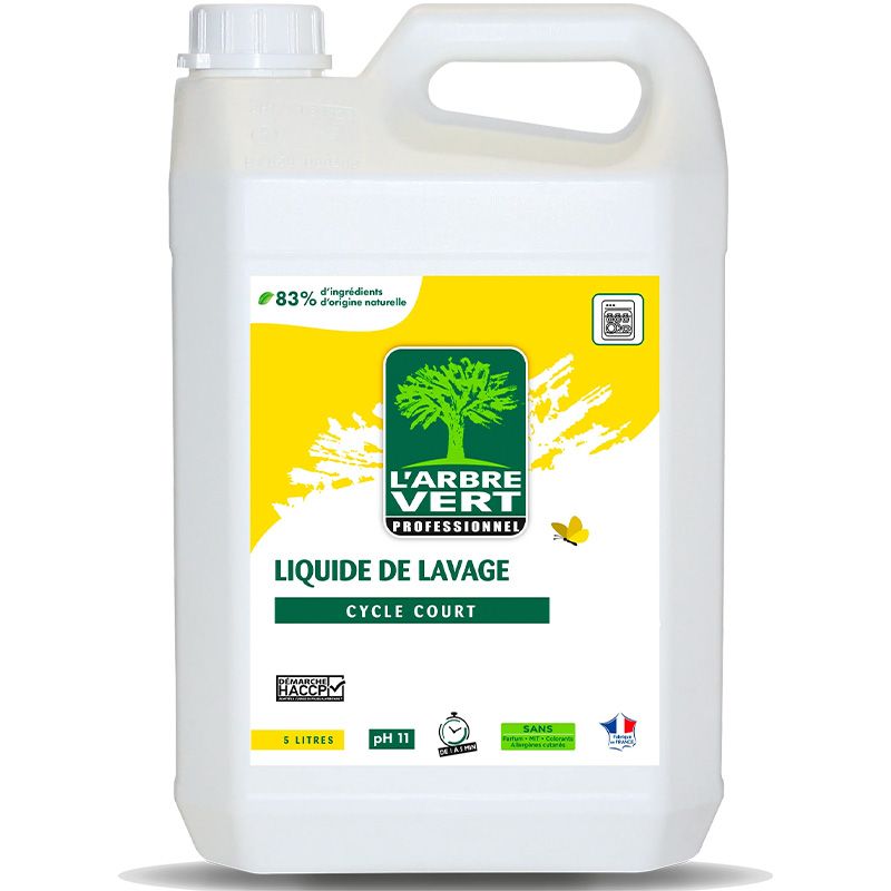 Liquide de lavage cycle court - 5 litres